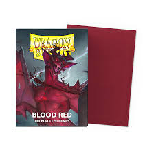 blood red dragon shield sleeves